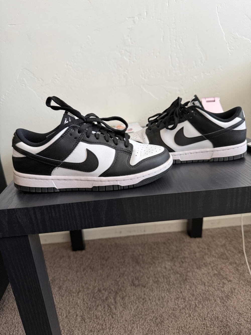 Nike Dunks Low-Top Sneakers in Black and White